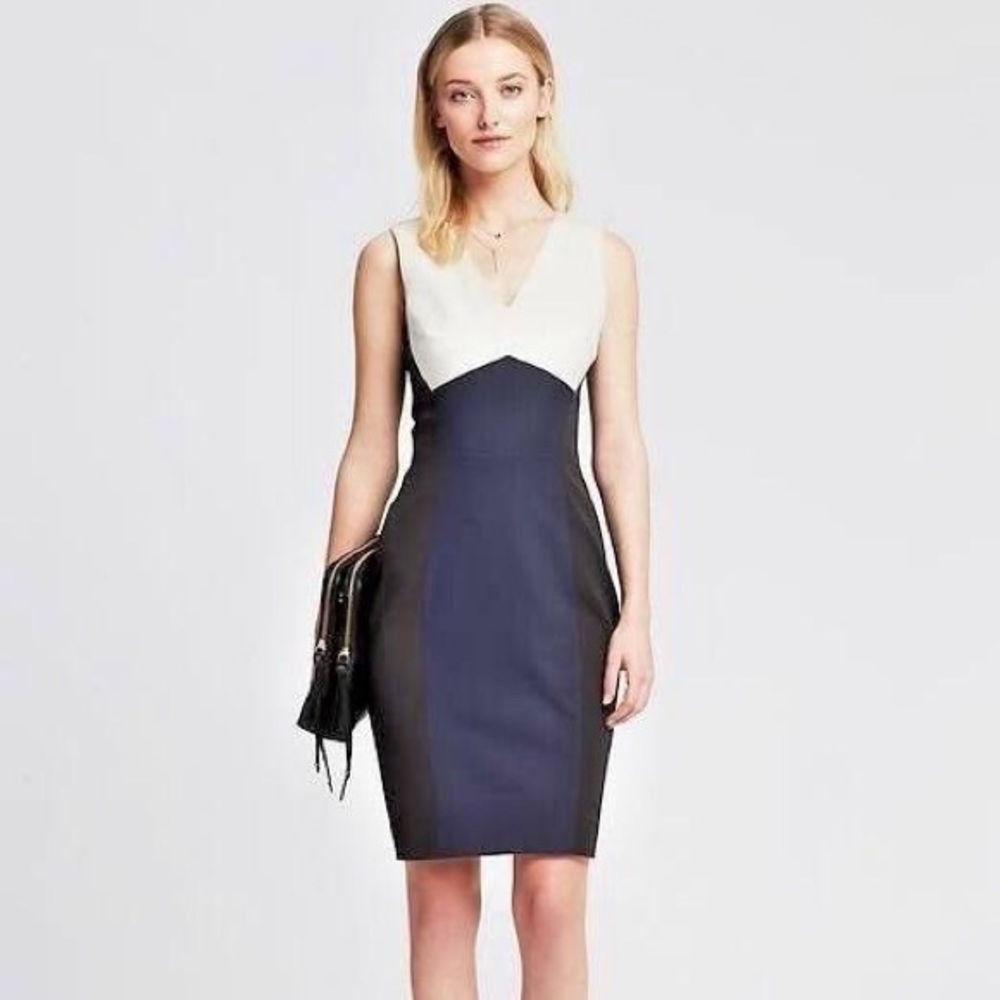 Banana Republic three tone dress
